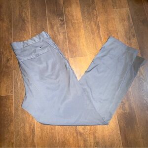 Nike Dri-Fit Golf Pants Men's 32 x 32 Gray Stretch Mid-Rise Straight Leg Chino